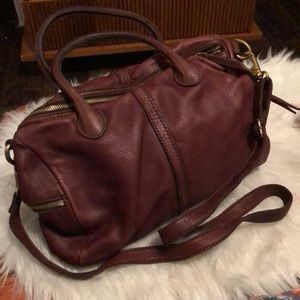 💕❤️SALE❤️💕 fossil brown leather crossbody purse